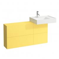 Тумба под раковину Laufen Kartell 1200х270 мм раковина справа 4082920336441 жёлтый