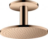 Верхний душ Axor ShowerSolutions 250 2jet с потолочным подсоединением 35297300 полированное красное золото