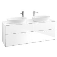 Тумба под раковину Villeroy & Boch Finion 1600х501 мм F96100GF белый глянцевый