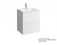 Раковина с тумбой Laufen Kartell 600х500 мм 8603336411041 мокрый асфальт