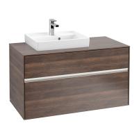 Тумба под раковину Villeroy & Boch Collaro 1000х500 мм с подсветкой C014L0VH аризонский дуб