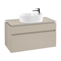 Тумба под раковину Villeroy & Boch Legato 1000х500 мм B77200VK мягкий серый