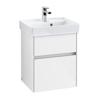 Тумба под раковину Villeroy & Boch Collaro 460х374 мм C00600DH белый глянцевый