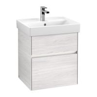 Тумба под раковину Villeroy & Boch Collaro 510х414 мм с подсветкой C007L0E8 белое дерево