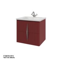 Тумба под раковину Caprigo Novara 60 610х475 мм (эмаль) 34915 B013 красное вино