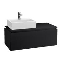 Тумба под раковину Villeroy & Boch Legato 1000х500 мм с подсветкой B605L0PD лак чёрный матовый