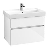 Тумба под раковину Villeroy & Boch Collaro 754х444 мм C01000DH белый глянцевый