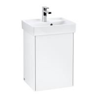 Тумба под раковину Villeroy & Boch Collaro 410х344 мм петли слева C00500MS белый матовый