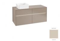 Тумба под раковину Villeroy & Boch Collaro 1200х500 мм с подсветкой C042L0VK мягкий серый