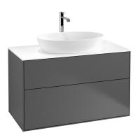 Тумба под раковину Villeroy & Boch Finion 1000х501 мм F76100GK матовый антрацит