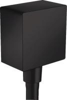 Шланговое подсоединение Hansgrohe FixFit Square 26455670 матовый чёрный