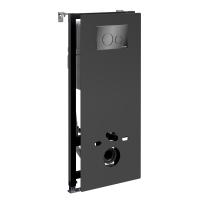 Инсталляция для унитаза WasserKraft Abens 20TLT.010.ME.BL.PB02 чёрное стекло/чёрный