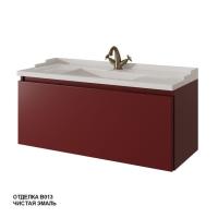 Тумба под раковину Caprigo Ponza-A 120 1190х469 мм гладкий фасад 13515 F B013 красное вино