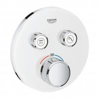 Термостат Grohe Grohtherm SmartControl (внешняя часть для 2 потребителей) 29 151 LS0 белая луна