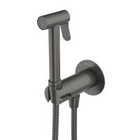 Комплект гигиенического душа Aqueduto Pureza AquaLock встраиваемый PUR0145 сталь оружейная