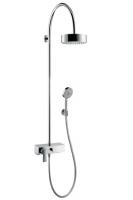 Душевая система с однорычажным смесителем для душа Axor Citterio Showerpipe 180 1jet 39620000 хром