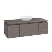 Тумба под раковину Villeroy & Boch Legato 1200х500 мм B57700FQ дуб графитовый
