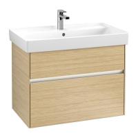 Тумба под раковину Villeroy & Boch Collaro 754х444 мм с подсветкой C010L0VJ северный дуб