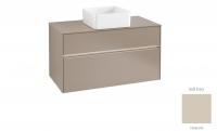 Тумба под раковину Villeroy & Boch Collaro 1000х500 мм с подсветкой C038L0VK мягкий серый