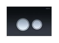 Клавиша смыва Aquatek KDI-0000029 чёрный/хром
