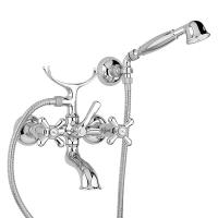 Смеситель для ванны Paini Liberty с аксессуаром 17CR105 хром
