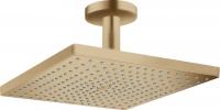 Верхний душ Hansgrohe Raindance E 300 1jet с потолочным подсоединением 26250140 шлифованная бронза