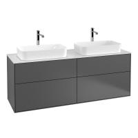 Тумба под раковину Villeroy & Boch Finion 1600х501 мм F31100GK матовый антрацит