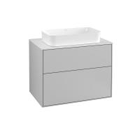 Тумба под раковину Villeroy & Boch Finion 800х501 мм F63100GJ светло-серый