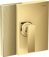 Смеситель для душа Axor Edge (внешняя часть) с алмазной огранкой 46651990 полированное золото