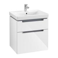 Тумба под раковину Villeroy & Boch Subway 2.0 537х423 мм A90810DH белый глянцевый