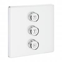 Вентиль Grohe Grohtherm SmartControl (внешняя часть для 3 потребителей) 29 158 LS0 белая луна
