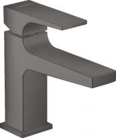 Смеситель для раковины Hansgrohe Metropol 100 ComfortZone донный клапан 32500340 хром чёрный шлифованный