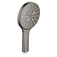 Ручной душ Grohe Rainshower SmartActive 130 (3 режима струи) 26 574 AL0 тёмный графит матовый