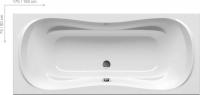 Ванна акриловая Ravak Campanula II 180x80 см CB21000000 белый