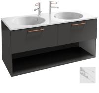 Тумба под раковину Jacob Delafon Odeon Rive Gauche 1200х508 мм EB2555-R7-NR4 белый мрамор