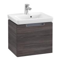 Тумба под раковину Villeroy & Boch Subway 2.0 440х352 мм A68410FQ дуб графитовый