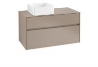 Тумба под раковину Villeroy & Boch Collaro 1000х500 мм C03900VG трюфель серый