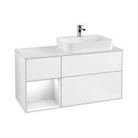 Тумба под раковину Villeroy & Boch Finion 1200х501 мм F391MTMT белый матовый/белый матовый