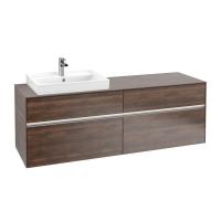 Тумба под раковину Villeroy & Boch Collaro 1600х500 мм с подсветкой C022L0VH аризонский дуб