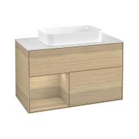 Тумба под раковину Villeroy & Boch Finion 1000х501 мм F651PCPC дуб/дуб