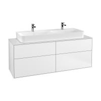 Тумба под раковину Villeroy & Boch Finion 1600х501 мм F20100MT белый матовый