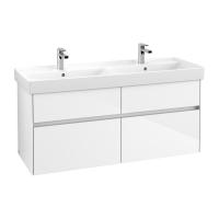 Тумба под раковину Villeroy & Boch Collaro 1254х444 мм C01300DH белый глянцевый