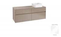 Тумба под раковину Villeroy & Boch Collaro 1400х500 мм C04700DH белый глянцевый