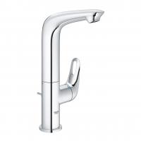 Смеситель для раковины Grohe Eurostyle L-Size высокий поворотный излив, донный клапан 23 569 003