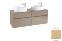Тумба под раковину Villeroy & Boch Collaro 1400х500 мм C06400VJ северный дуб