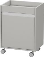 Мобильная тумба Duravit Ketho 500х360 мм левая KT2530L0707 бетонно-серый матовый