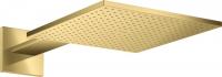 Верхний душ Axor ShowerSolutions 300 1jet с держателем 35314990 полированное золото
