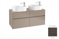 Тумба под раковину Villeroy & Boch Collaro 1200х500 мм C06000FQ дуб графитовый