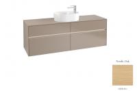 Тумба под раковину Villeroy & Boch Collaro 1600х500 мм с подсветкой C065L0VJ северный дуб