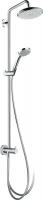 Душевая система с переключателем Hansgrohe Croma Showerpipe 220 1jet Reno 27224000 хром